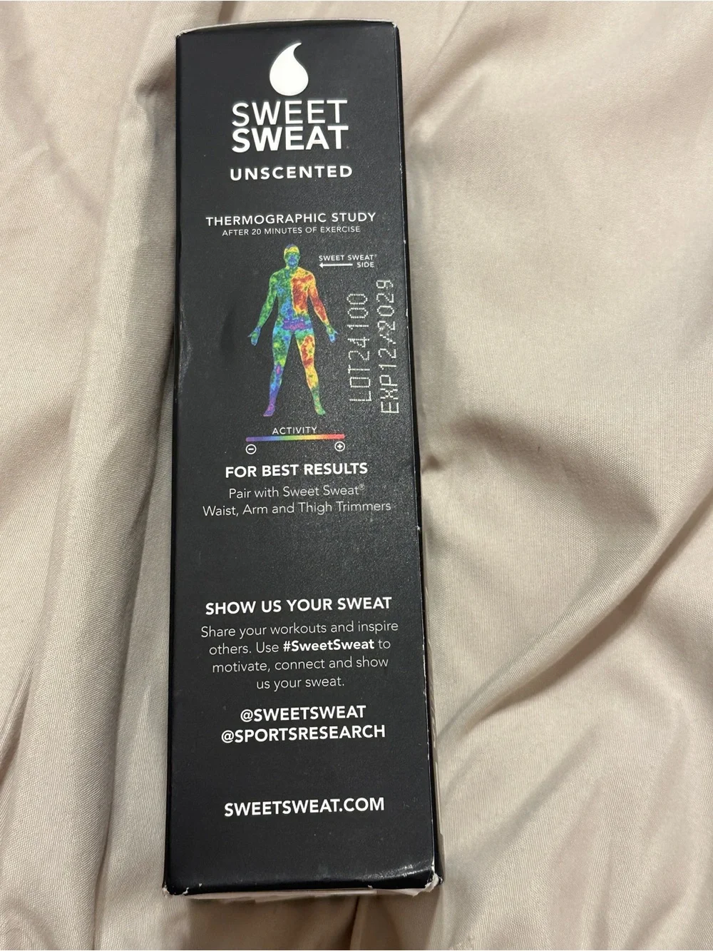 Sweet Sweat Workout Enhancer Unscented 6.4 oz New Sealed
